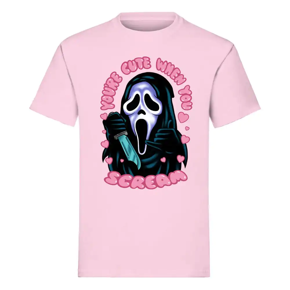 Scream T-Shirt Ghost Face You're Cute when you Scream  product photo