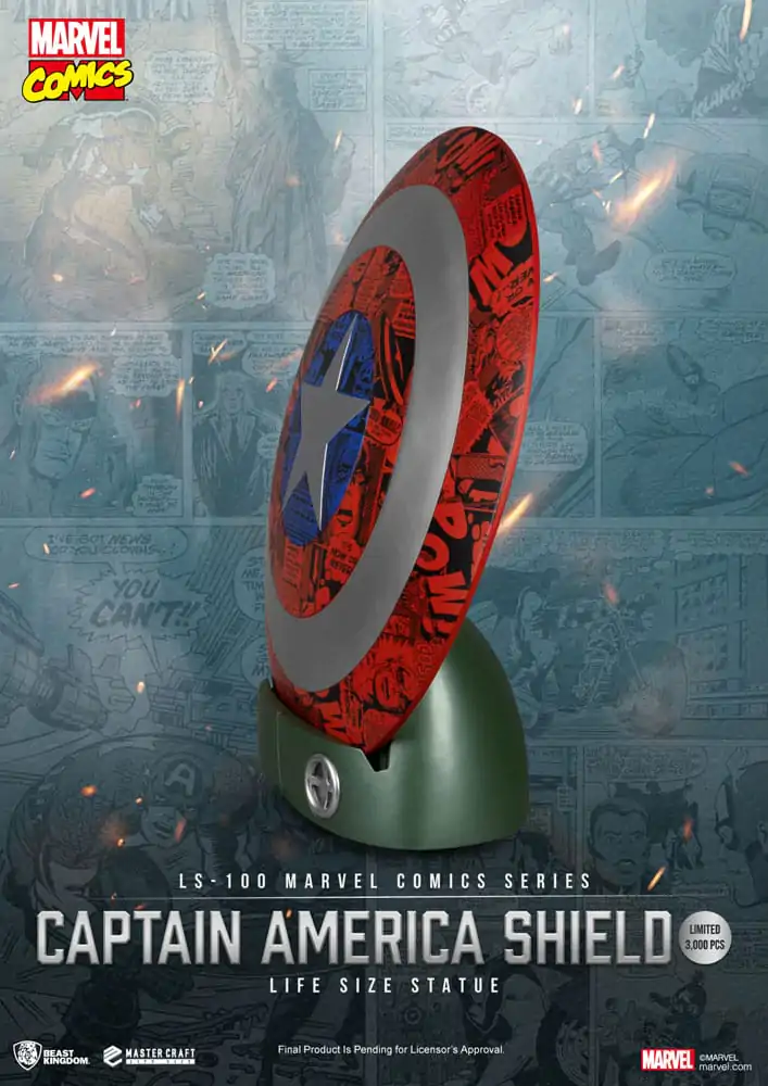 Marvel Comics PVC Captain America Shield Life Size Statue 64 cm product photo