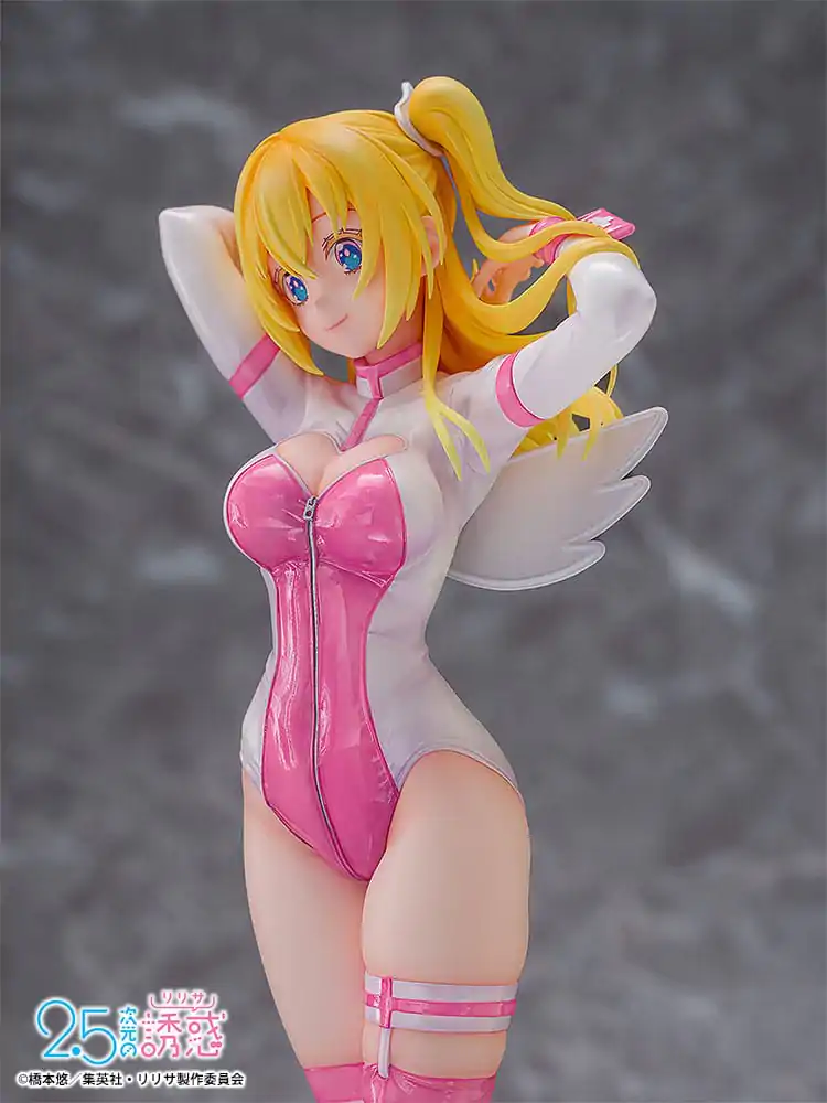 2.5 Dimensional Seduction PVC Statue 1/7 Liliel Angel School spin-off Training Suit/Ririsa 25 cm termékfotó