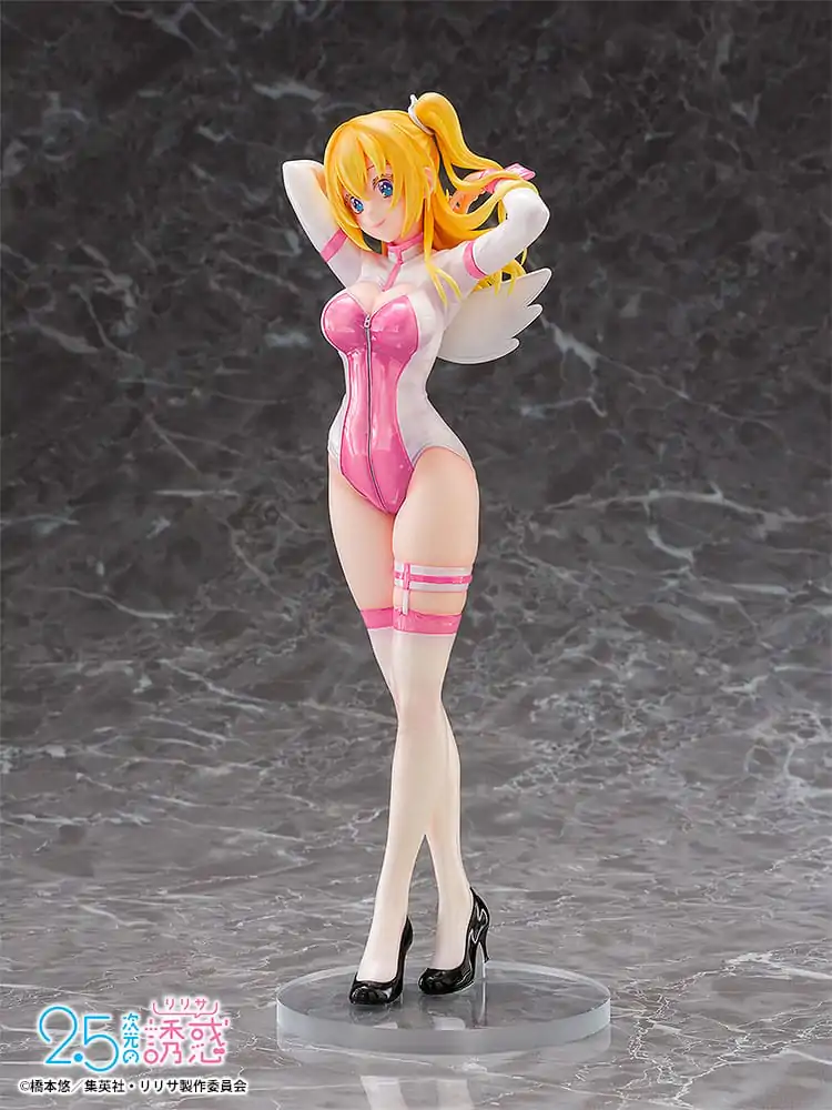 2.5 Dimensional Seduction PVC Statue 1/7 Liliel Angel School spin-off Training Suit/Ririsa 25 cm termékfotó