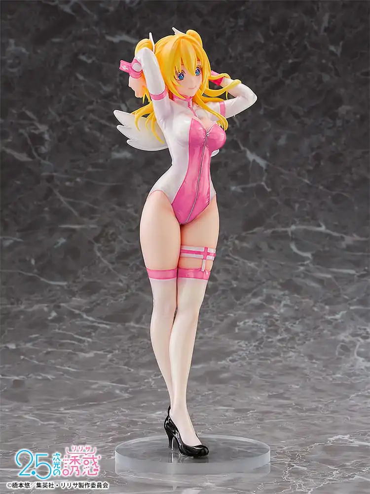 2.5 Dimensional Seduction PVC Statue 1/7 Liliel Angel School spin-off Training Suit/Ririsa 25 cm termékfotó