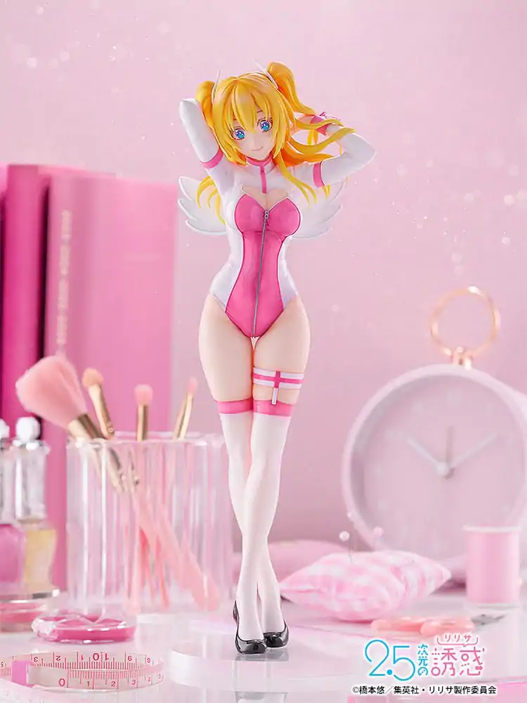 2.5 Dimensional Seduction PVC Statue 1/7 Liliel Angel School spin-off Training Suit/Ririsa 25 cm termékfotó