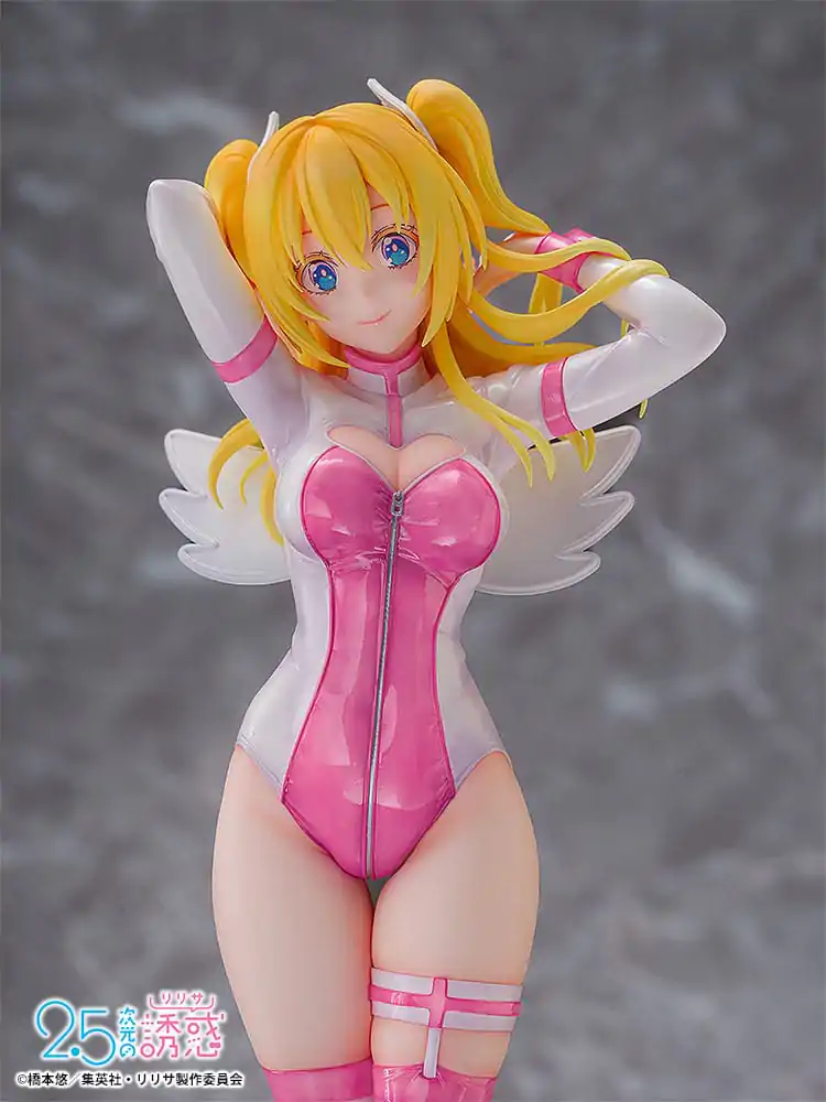 2.5 Dimensional Seduction PVC Statue 1/7 Liliel Angel School spin-off Training Suit/Ririsa 25 cm termékfotó