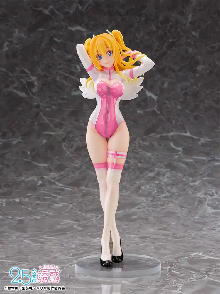 2.5 Dimensional Seduction PVC Statue 1/7 Liliel Angel School spin-off Training Suit/Ririsa 25 cm termékfotó