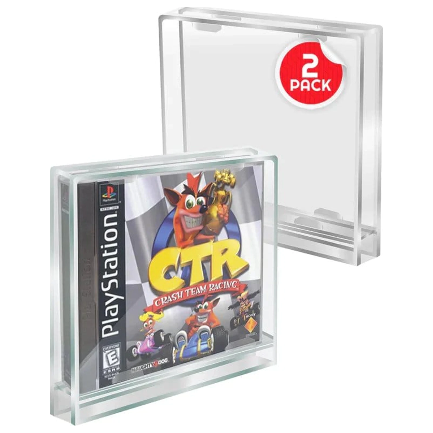 Acrylic Case 2-Pack for PlayStation 1       product photo