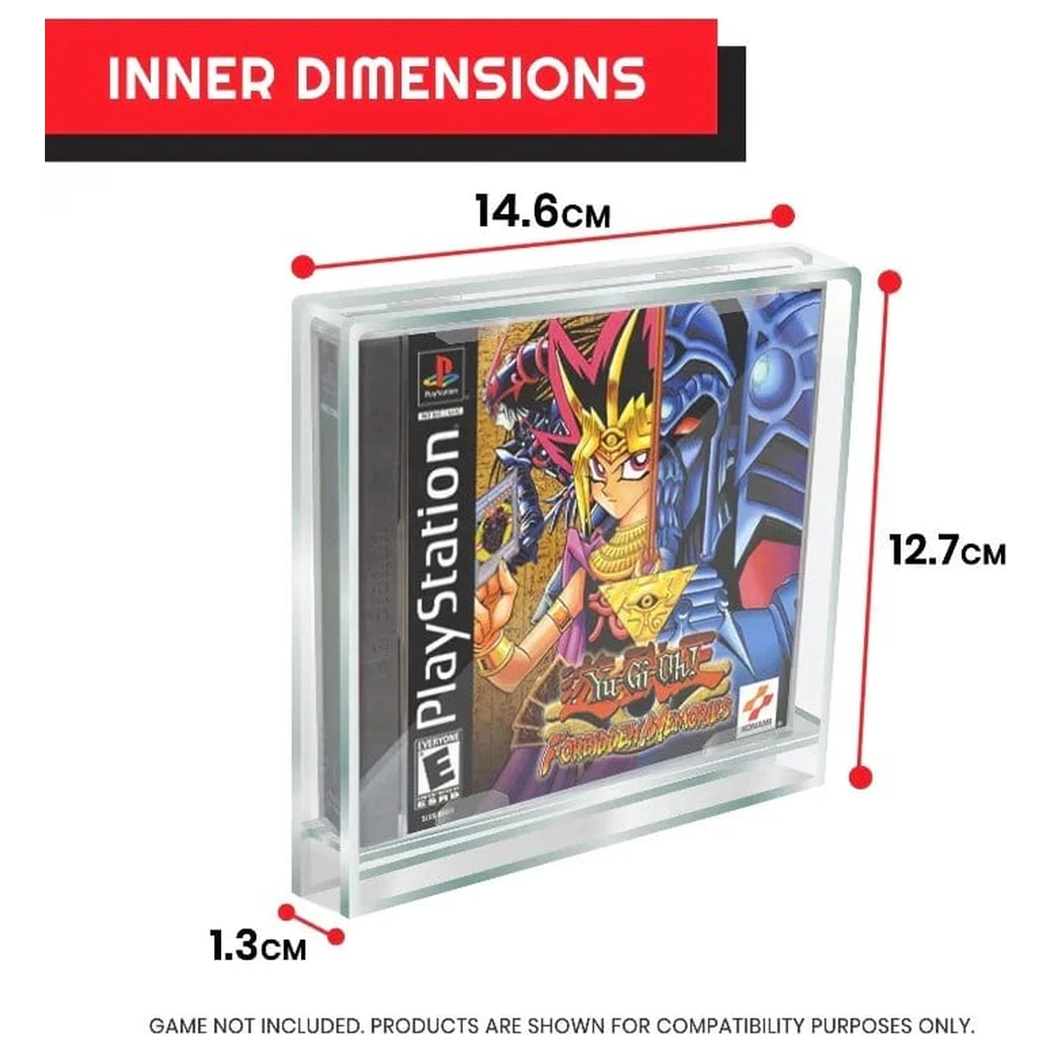 Acrylic Case 2-Pack for PlayStation 1       product photo