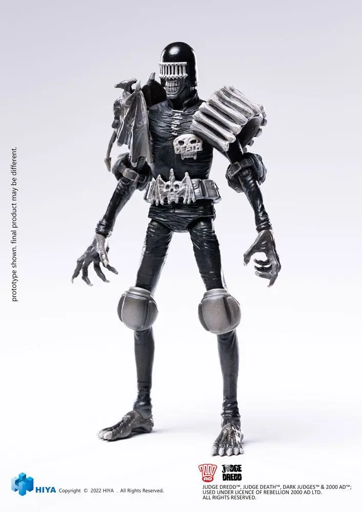 2000 AD Exquisite Mini Action Figure 1/18 Black and White Judge Death 10 cm product photo
