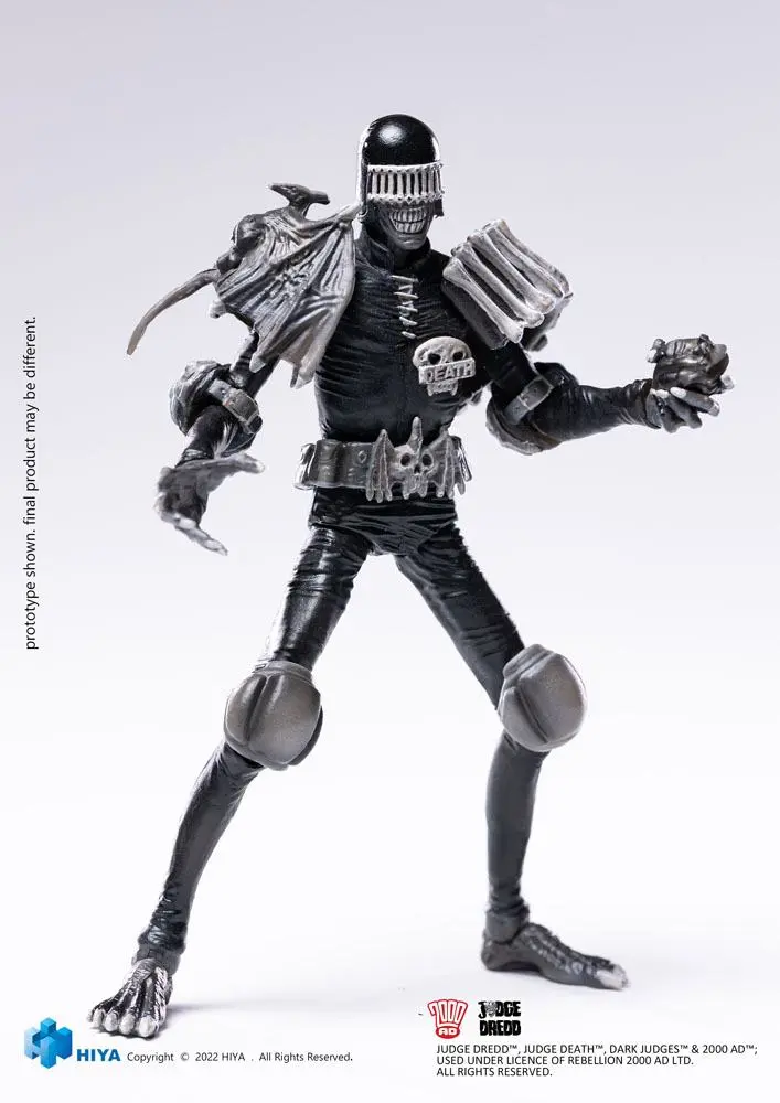 2000 AD Exquisite Mini Action Figure 1/18 Black and White Judge Death 10 cm product photo