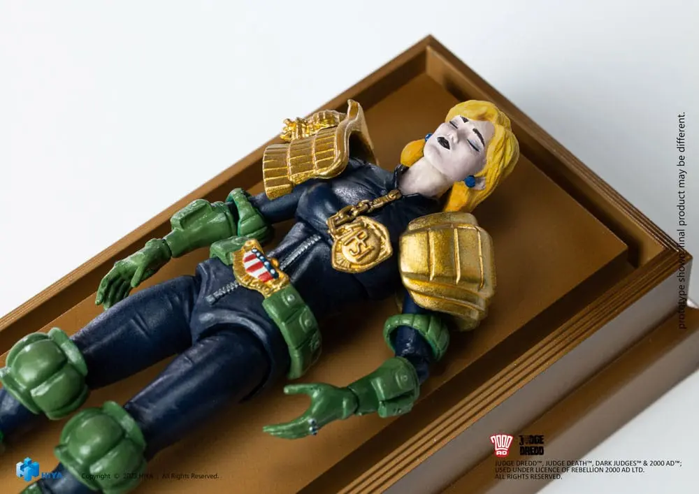 2000 AD Exquisite Mini Action Figure 1/18 Judge Dredd Judge Anderson Hall of Heroes 10 cm termékfotó