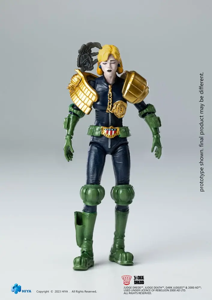 2000 AD Exquisite Mini Action Figure 1/18 Judge Dredd Judge Anderson Hall of Heroes 10 cm termékfotó