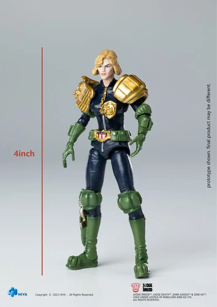 2000 AD Exquisite Mini Action Figure 1/18 Judge Dredd Judge Anderson VS The Dark Judges 10 cm termékfotó