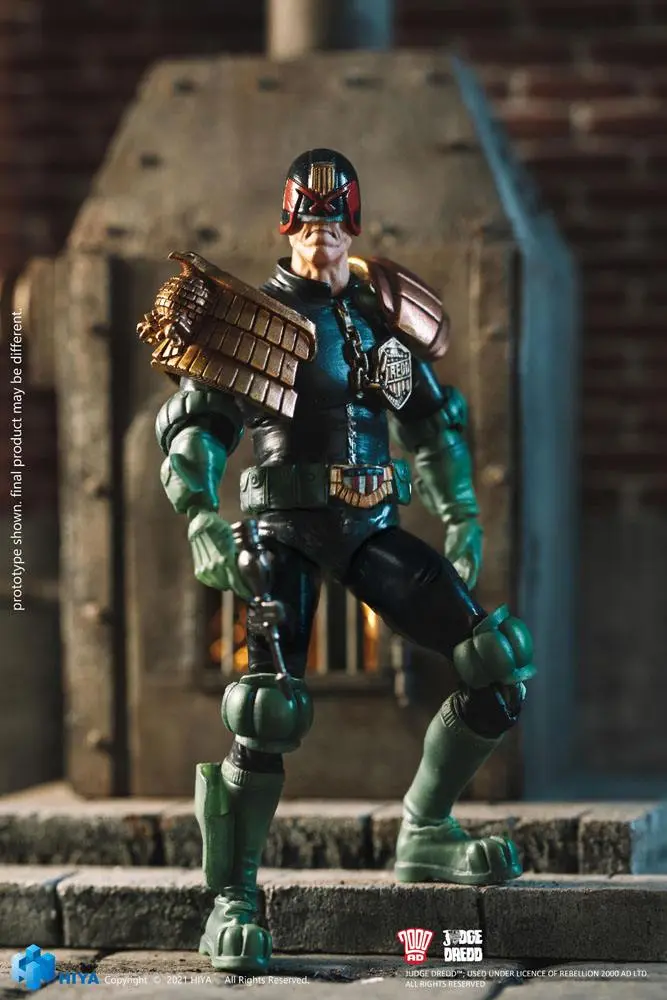 2000 AD Exquisite Mini Action Figure 1/18 Judge Dredd 10 cm product photo