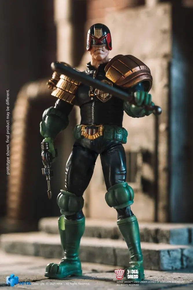 2000 AD Exquisite Mini Action Figure 1/18 Judge Dredd 10 cm product photo