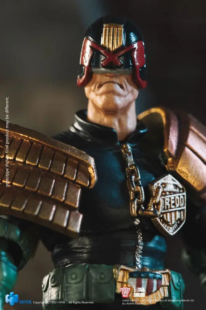 2000 AD Exquisite Mini Action Figure 1/18 Judge Dredd 10 cm product photo