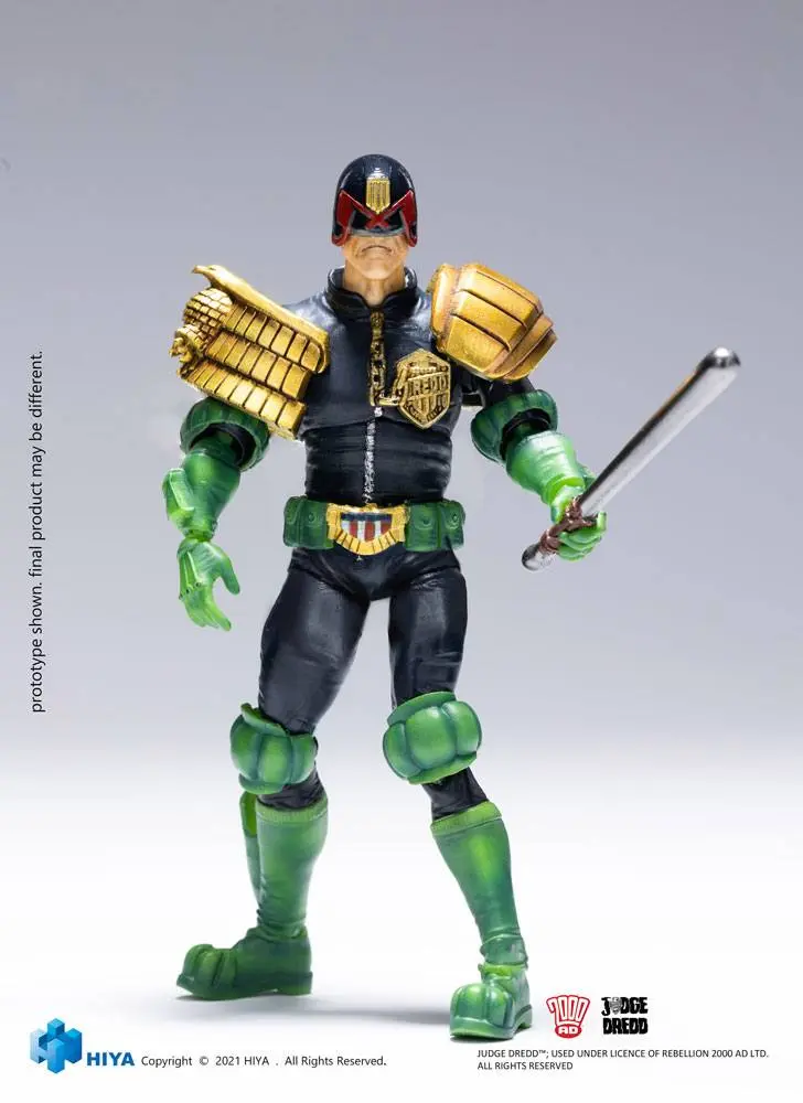 2000 AD Exquisite Mini Action Figure 1/18 Judge Dredd 10 cm product photo