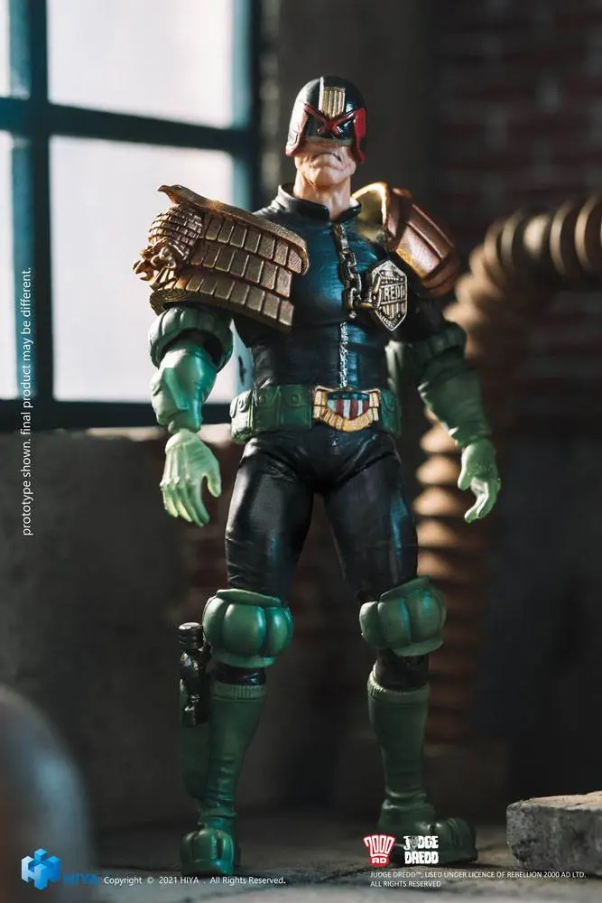 2000 AD Exquisite Mini Action Figure 1/18 Judge Dredd 10 cm product photo
