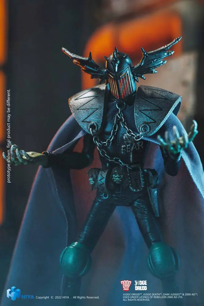 2000 AD Exquisite Mini Action Figure 1/18 Judge Fear 10 cm product photo