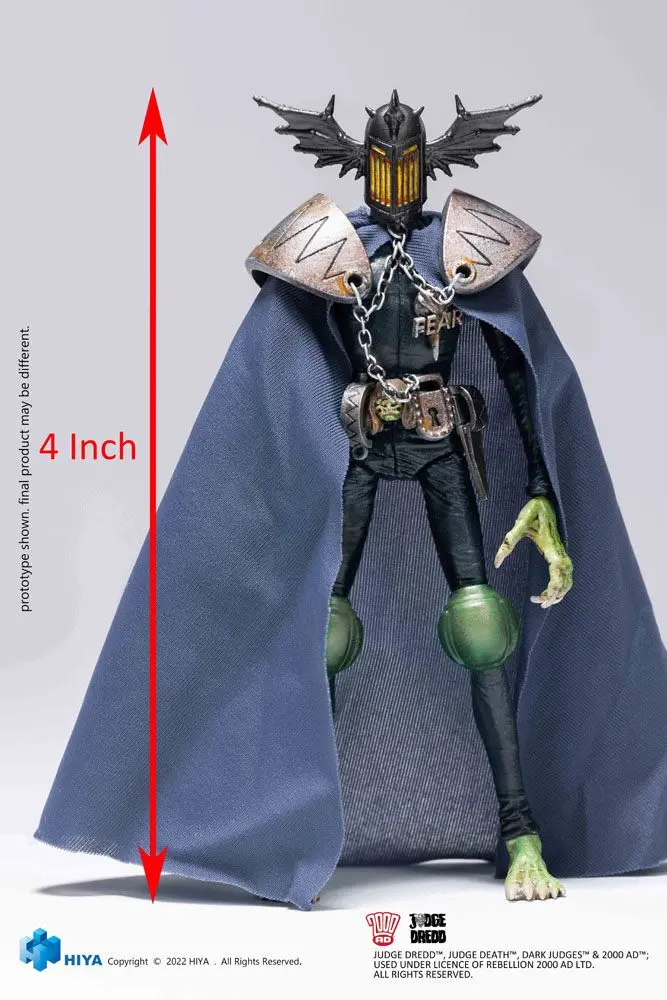 2000 AD Exquisite Mini Action Figure 1/18 Judge Fear 10 cm product photo