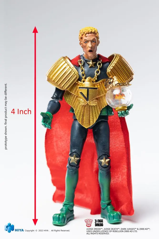 2000 AD Exquisite Mini Action Figure 1/18 Chief Judge Caligula 10 cm product photo