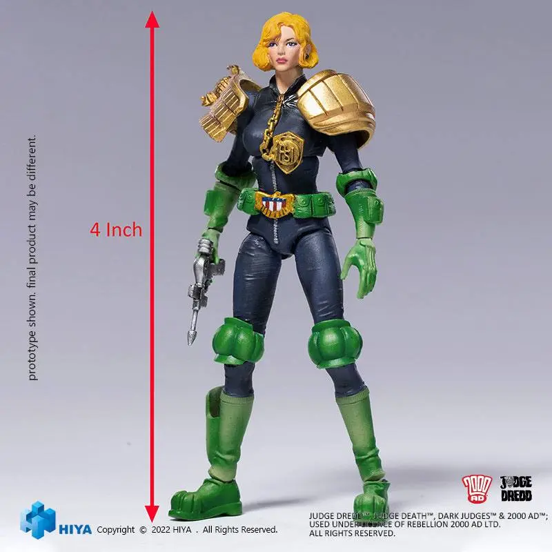 2000 AD Exquisite Mini Action Figure 1/18 Judge Anderson 10 cm product photo