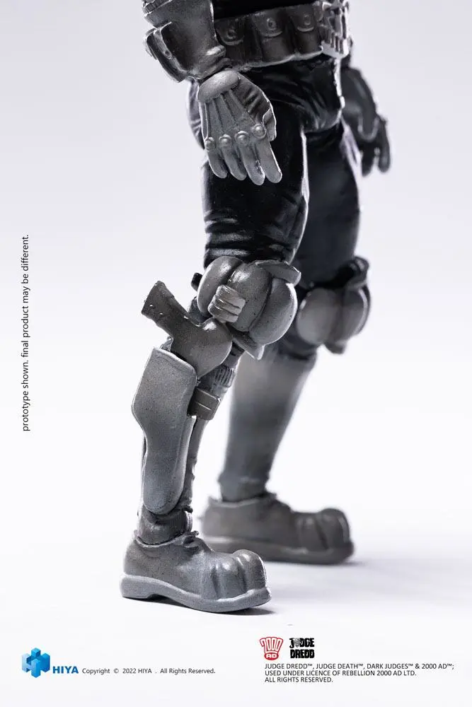 2000 AD Exquisite Mini Action Figure 1/18 Black and White Judge Dredd 10 cm product photo