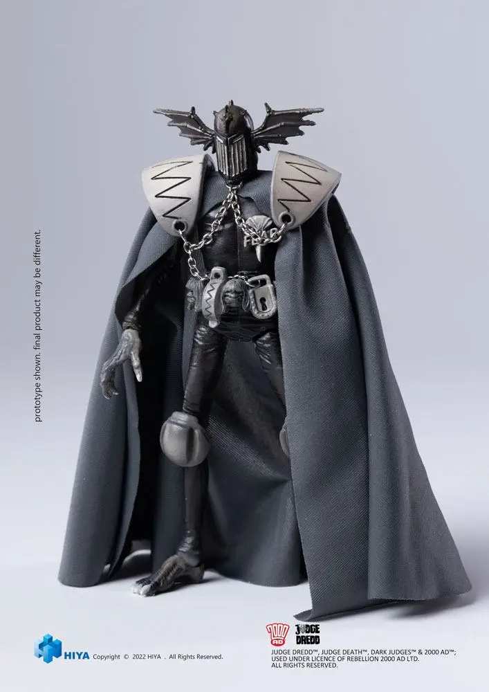 2000 AD Exquisite Mini Action Figure 1/18 Black and White Judge Fear 10 cm product photo