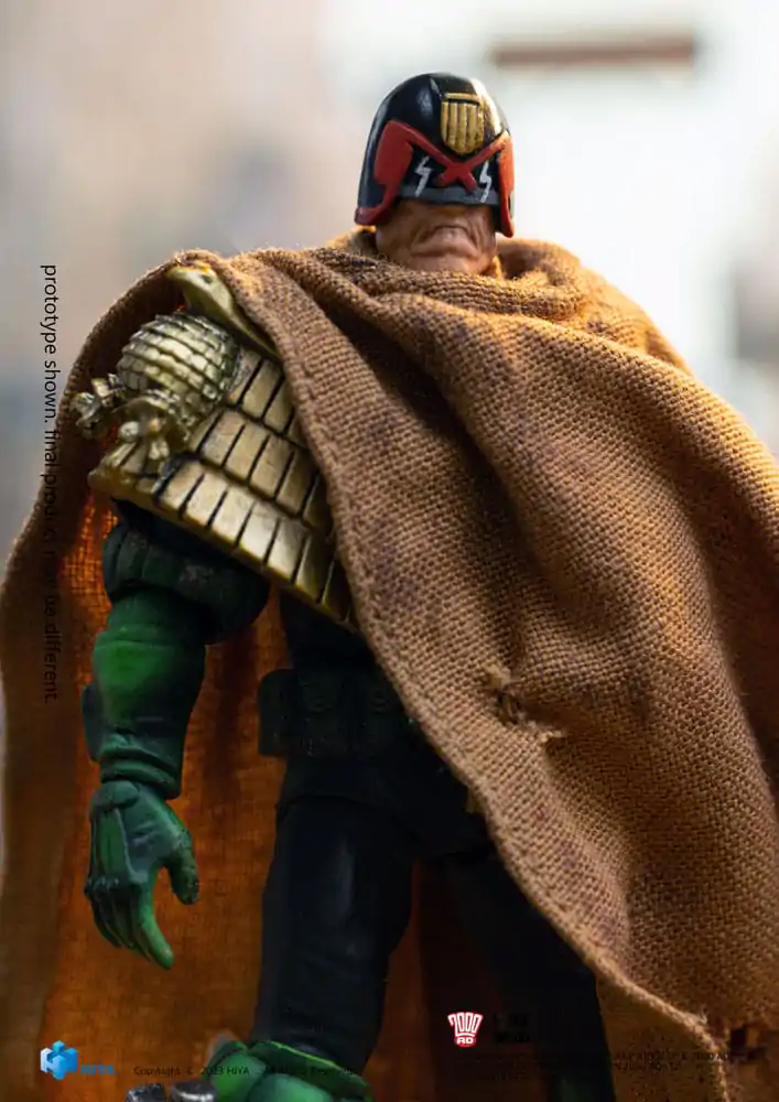 2000 AD Exquisite Mini Action Figure 1/18 Judge Dredd Cursed Earth Judge Dredd 10 cm termékfotó