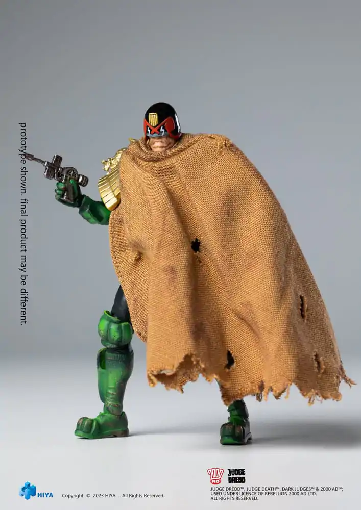 2000 AD Exquisite Mini Action Figure 1/18 Judge Dredd Cursed Earth Judge Dredd 10 cm termékfotó