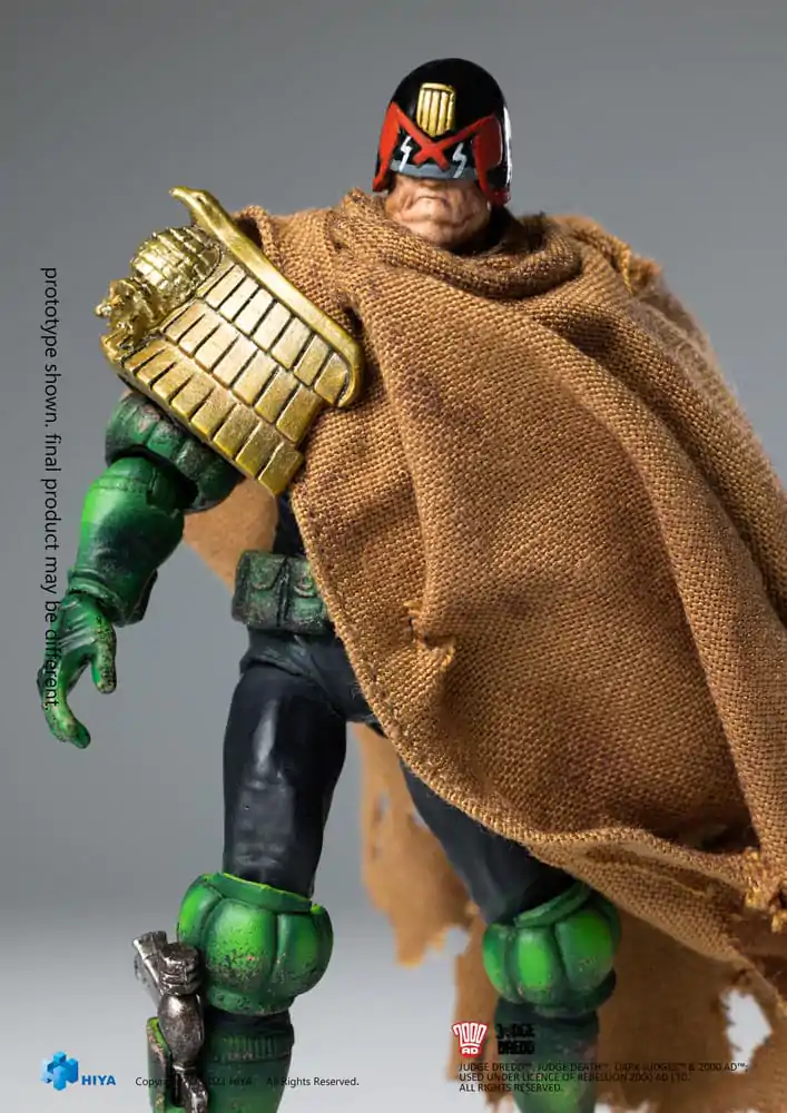 2000 AD Exquisite Mini Action Figure 1/18 Judge Dredd Cursed Earth Judge Dredd 10 cm termékfotó