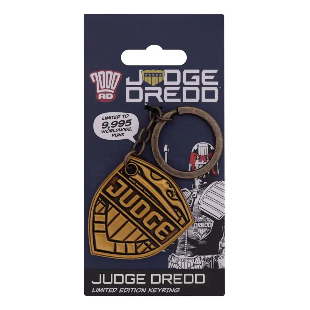 2000 AD Keychain Judge Dredd Badge Limited Edition product photo