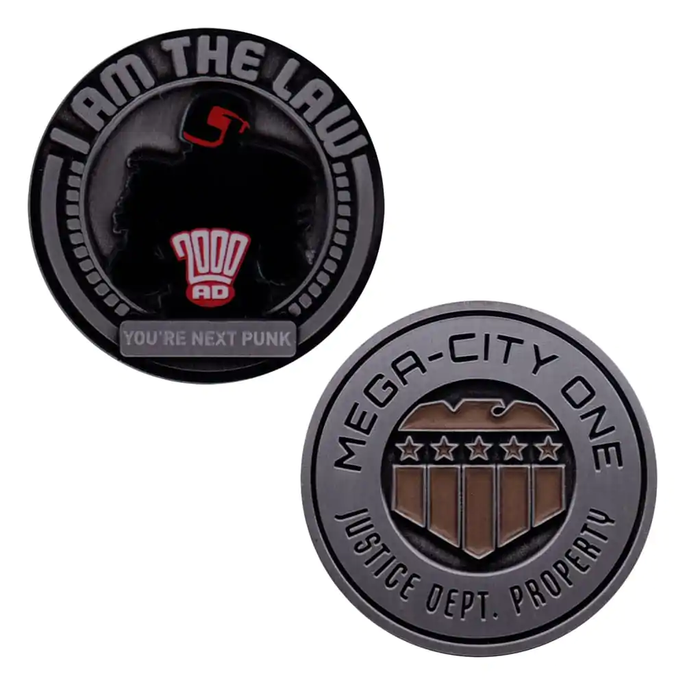 2000 AD Collectable Coin Judge Dredd Mega-City One Limited Edition  product photo