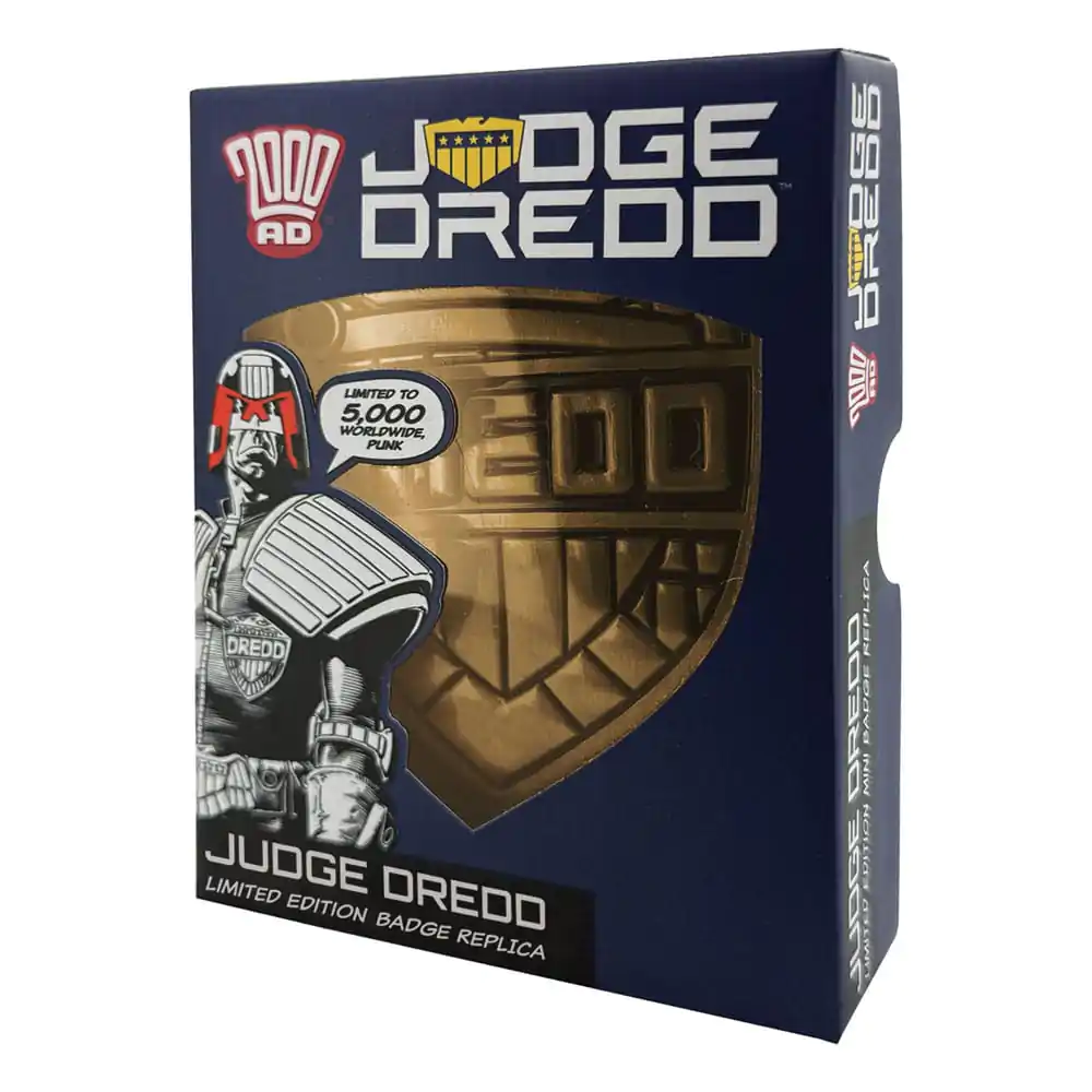 2000 AD Replica Judge Dredd Badge Limited Edition     product photo