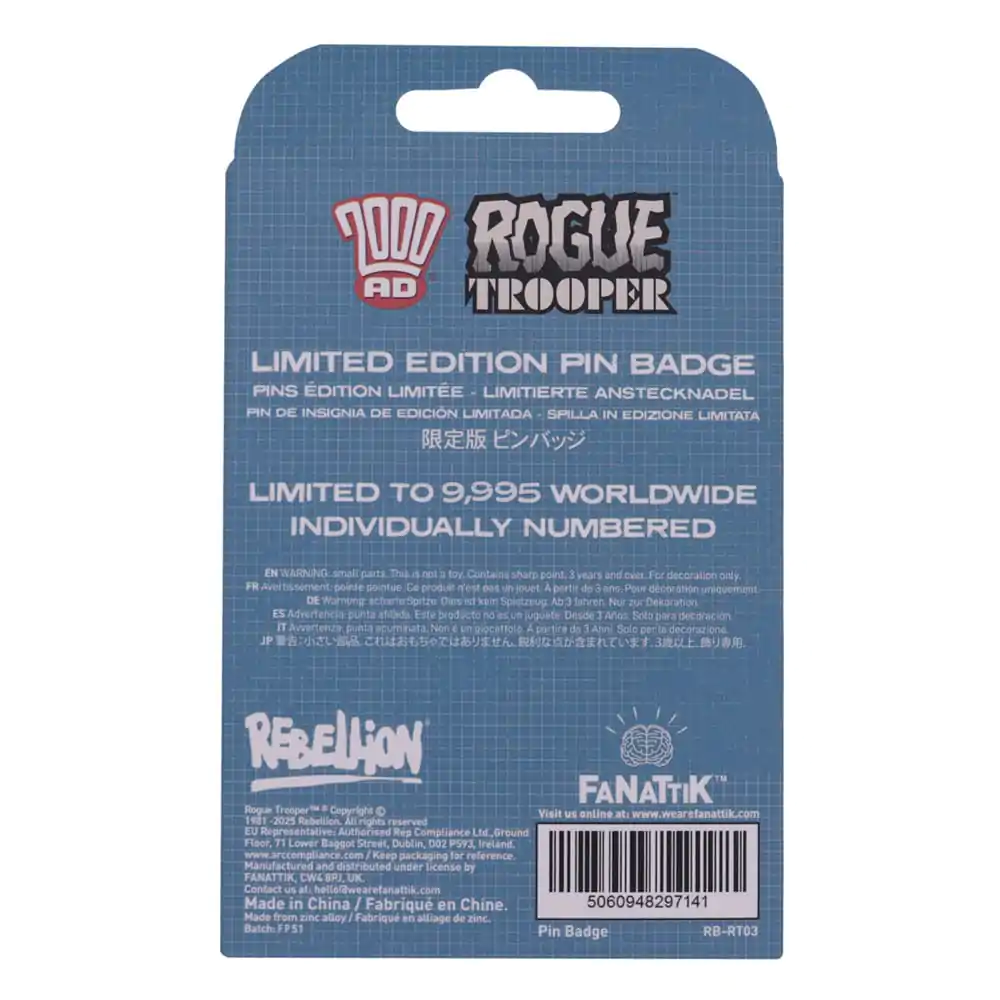 2000 AD Pin Badge Rogue Trooper GI Limited Edition  product photo
