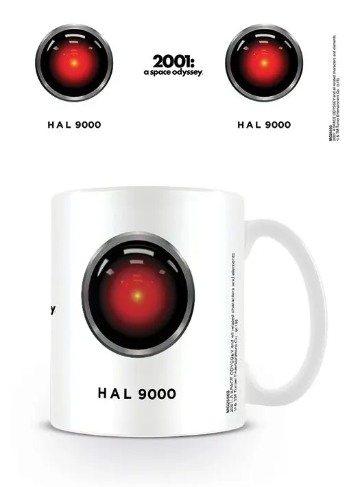 2001 A Space Odyssey HAL 9000 White mug product photo