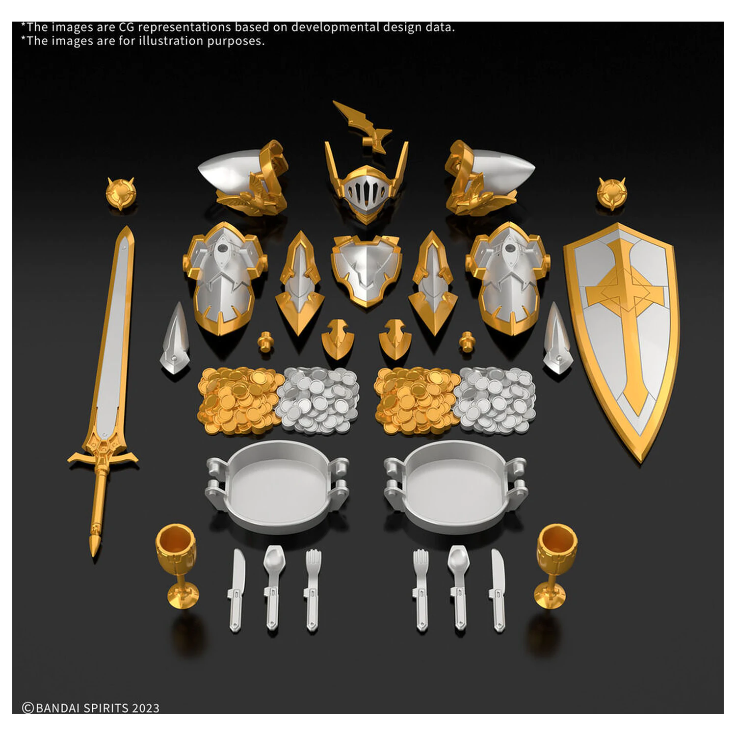 30 Minutes Fantasy Item Shop 6 Gold & Silver Option Parts product photo