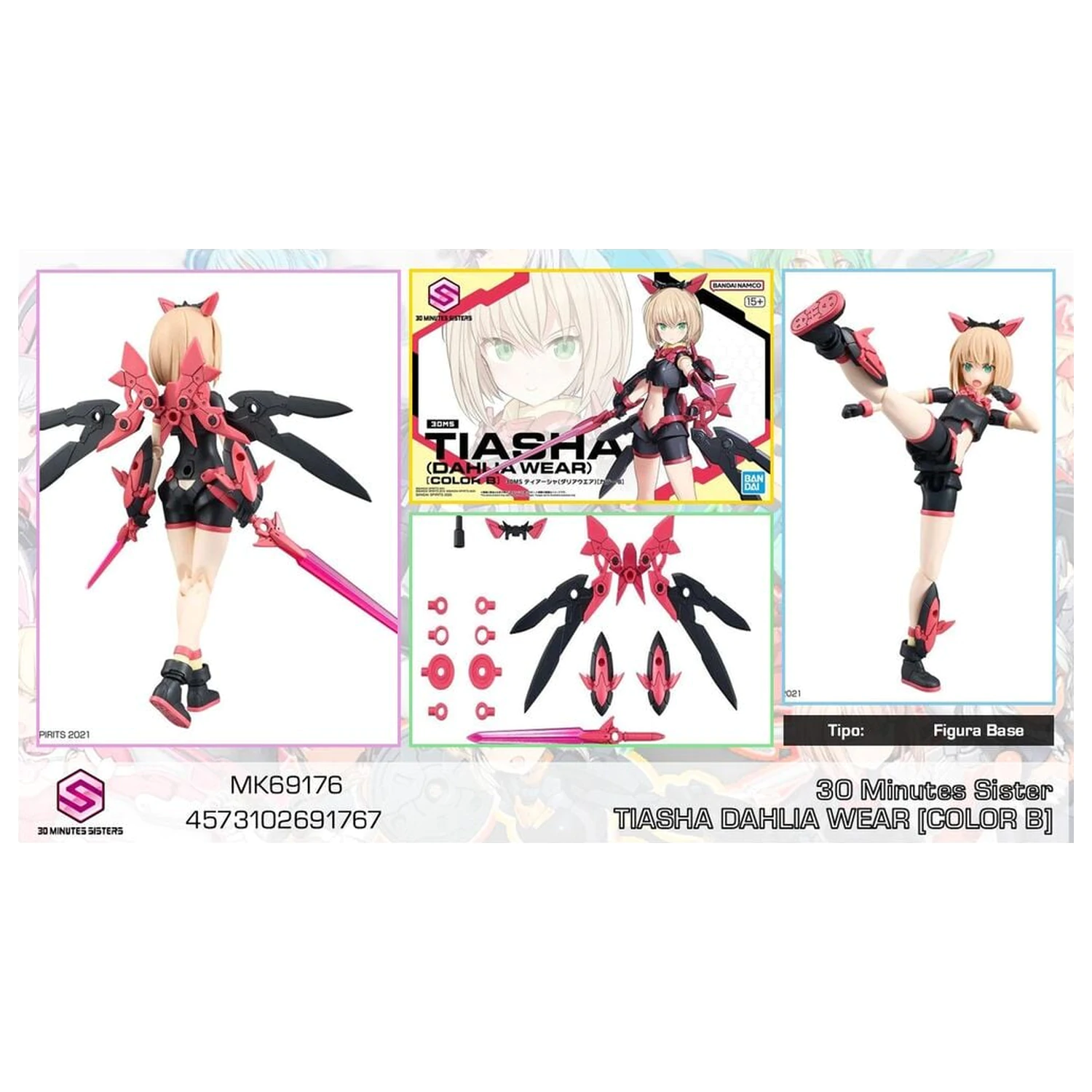 30 Minutes Sisters Tiasha Dahlia Wear Color B Model Kit 30MS product photo
