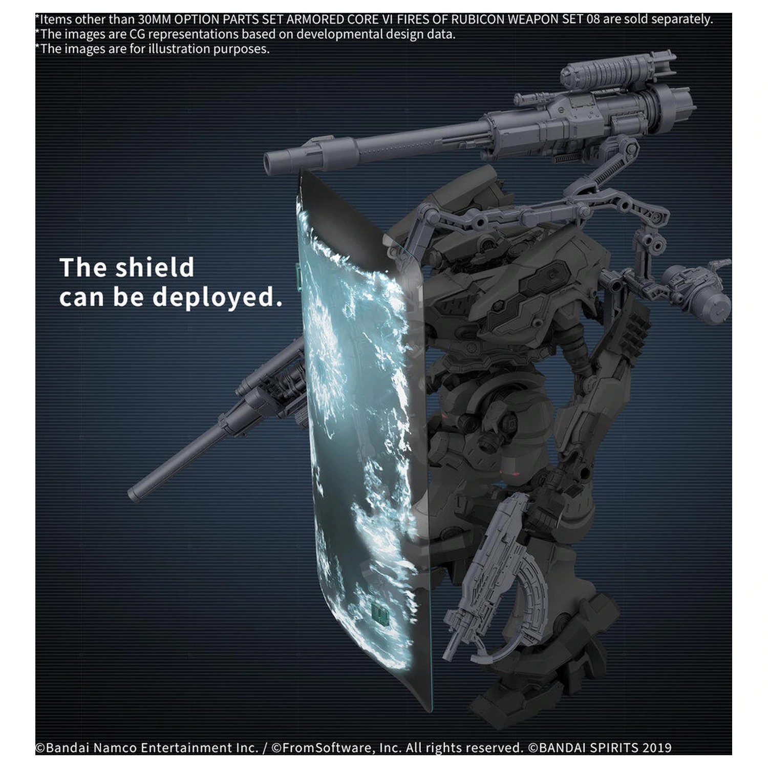 30 Minutes Missions Option Parts Set Armored Core VI Weapon Set 08 product photo