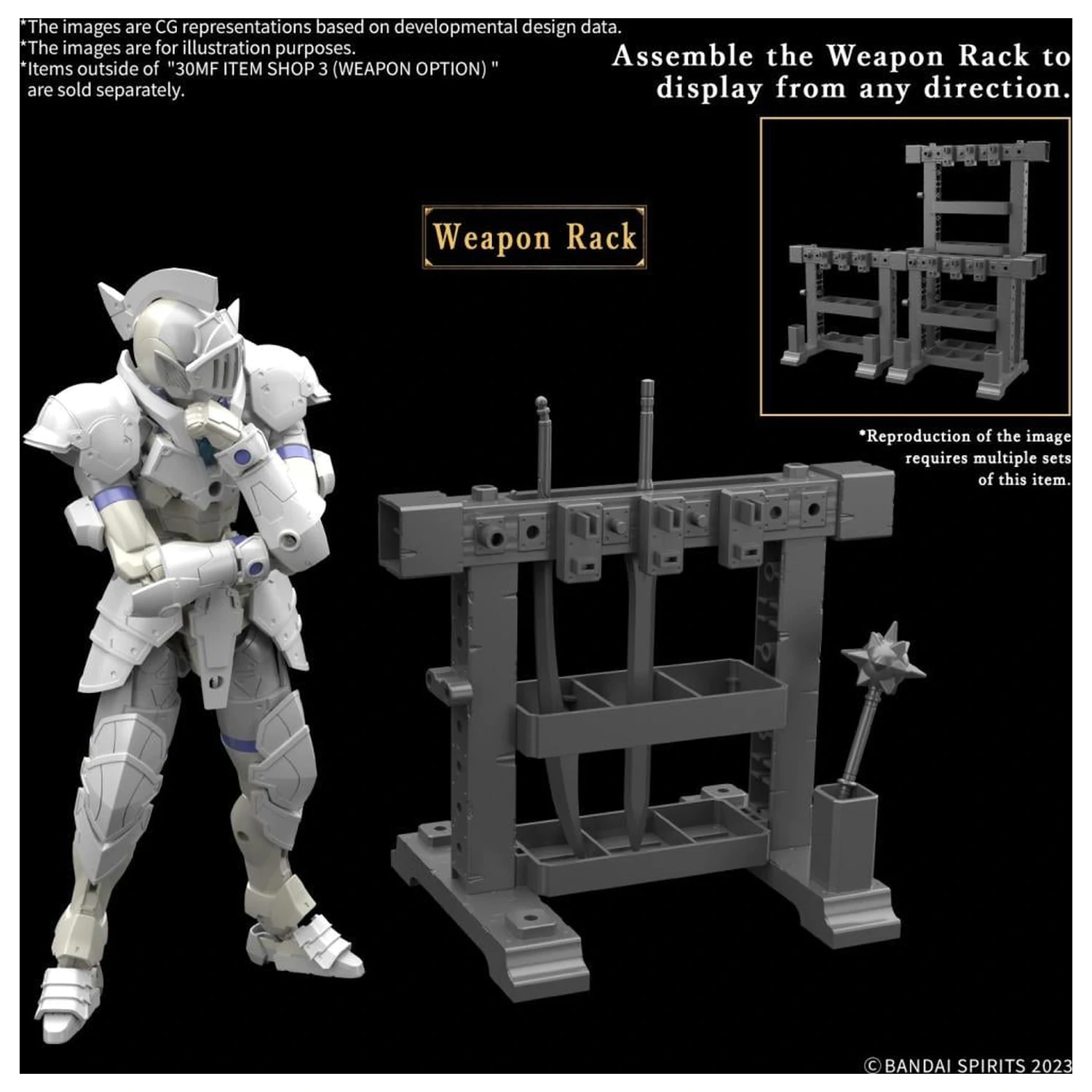 30MF Item Shop 3 (Weapon Option) Model Kit product photo