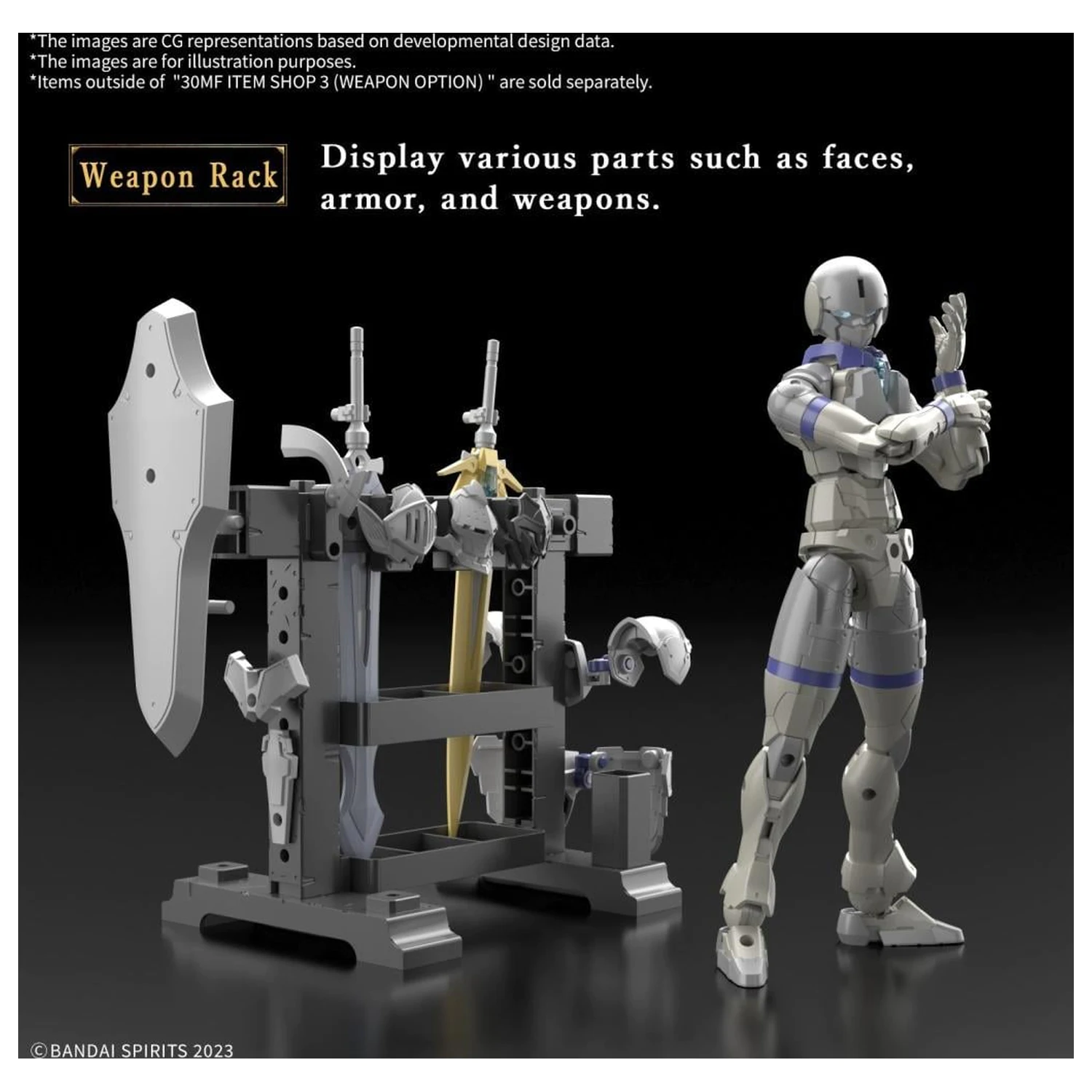 30MF Item Shop 3 (Weapon Option) Model Kit product photo