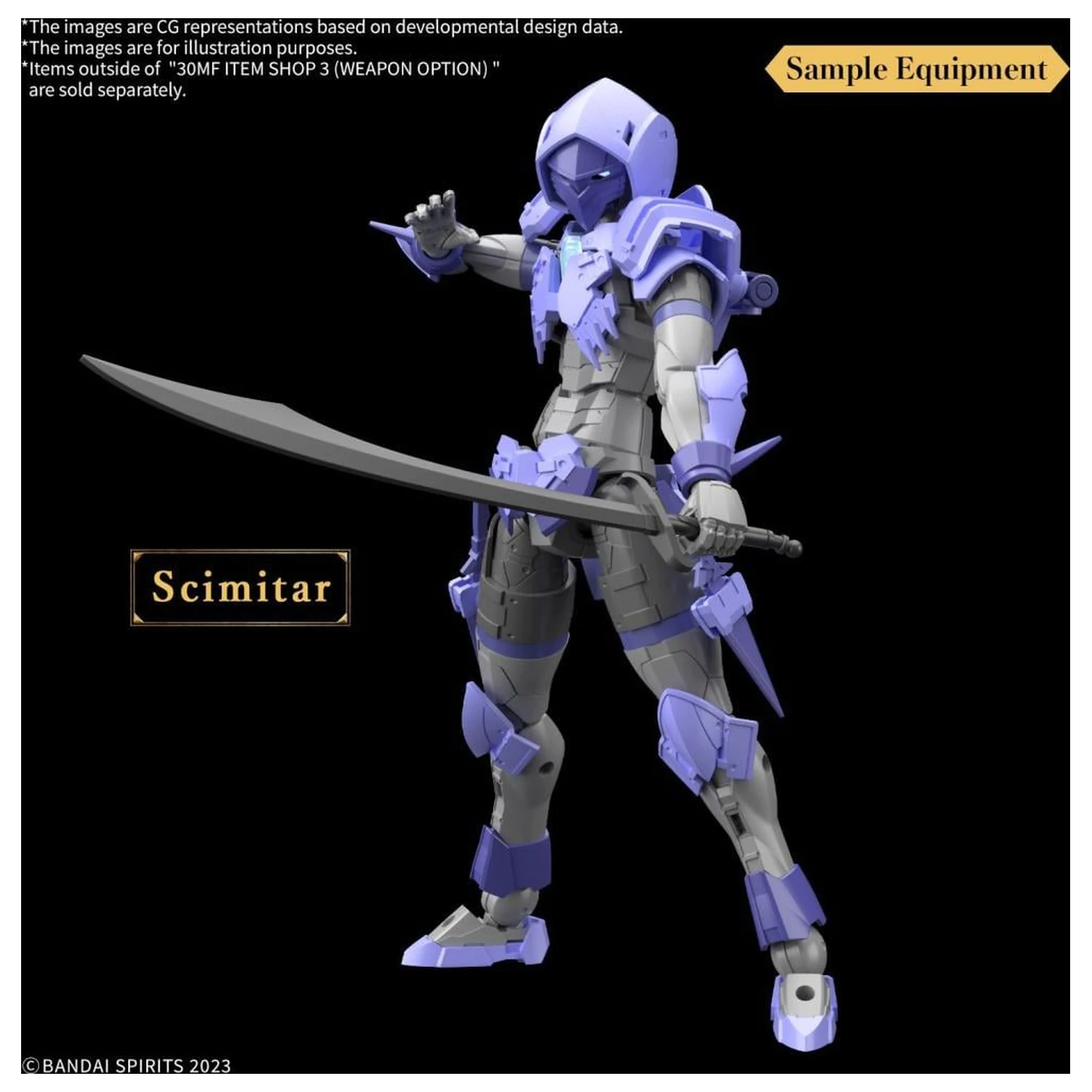 30MF Item Shop 3 (Weapon Option) Model Kit product photo