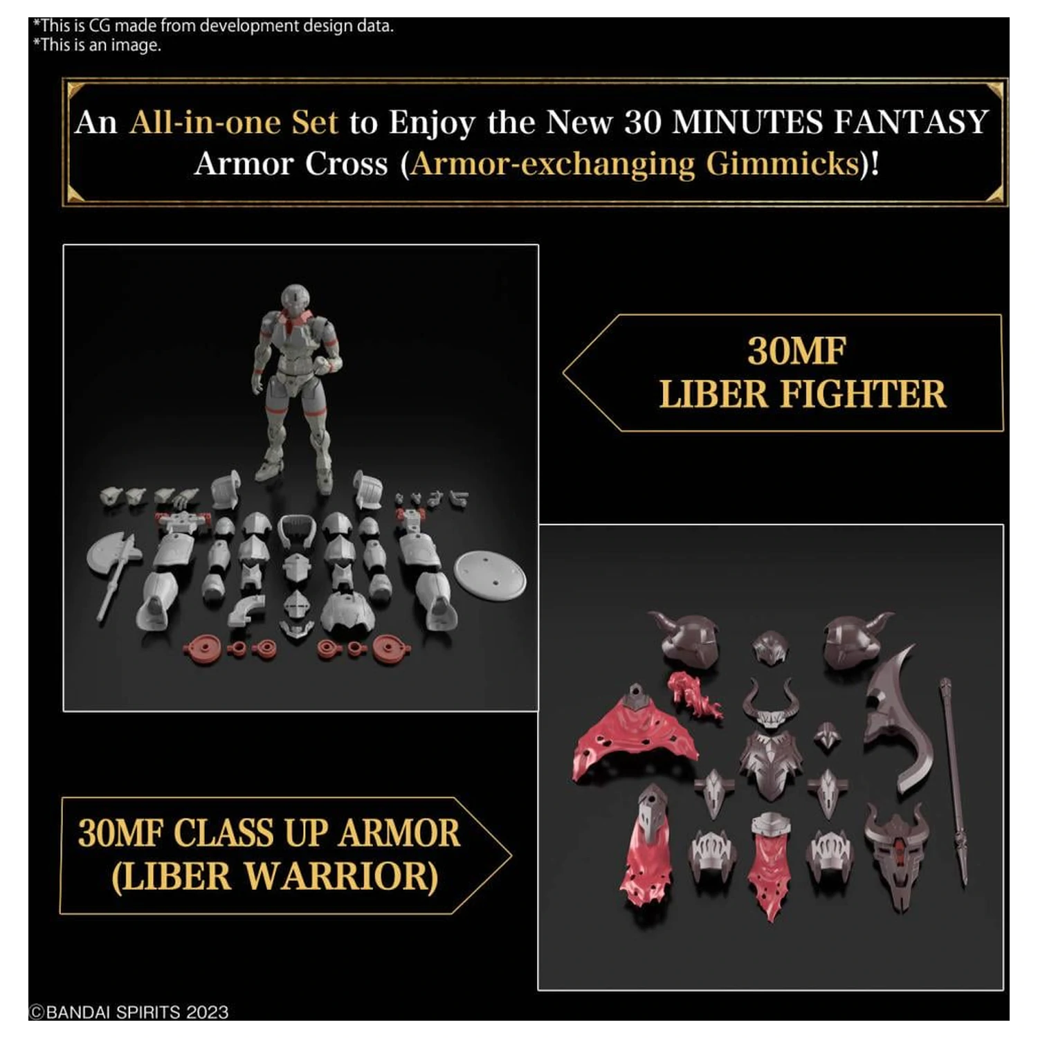 30MF Liber Warrior Model Kit product photo