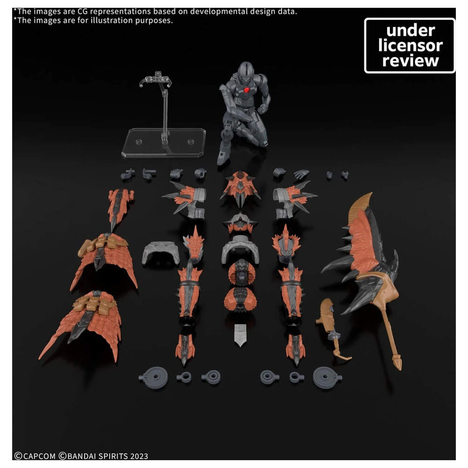 30MF Monster Hunter Wilds Rathalos Equipment Rathalos Series Accessory Set 30 Minutes Fantasy product photo