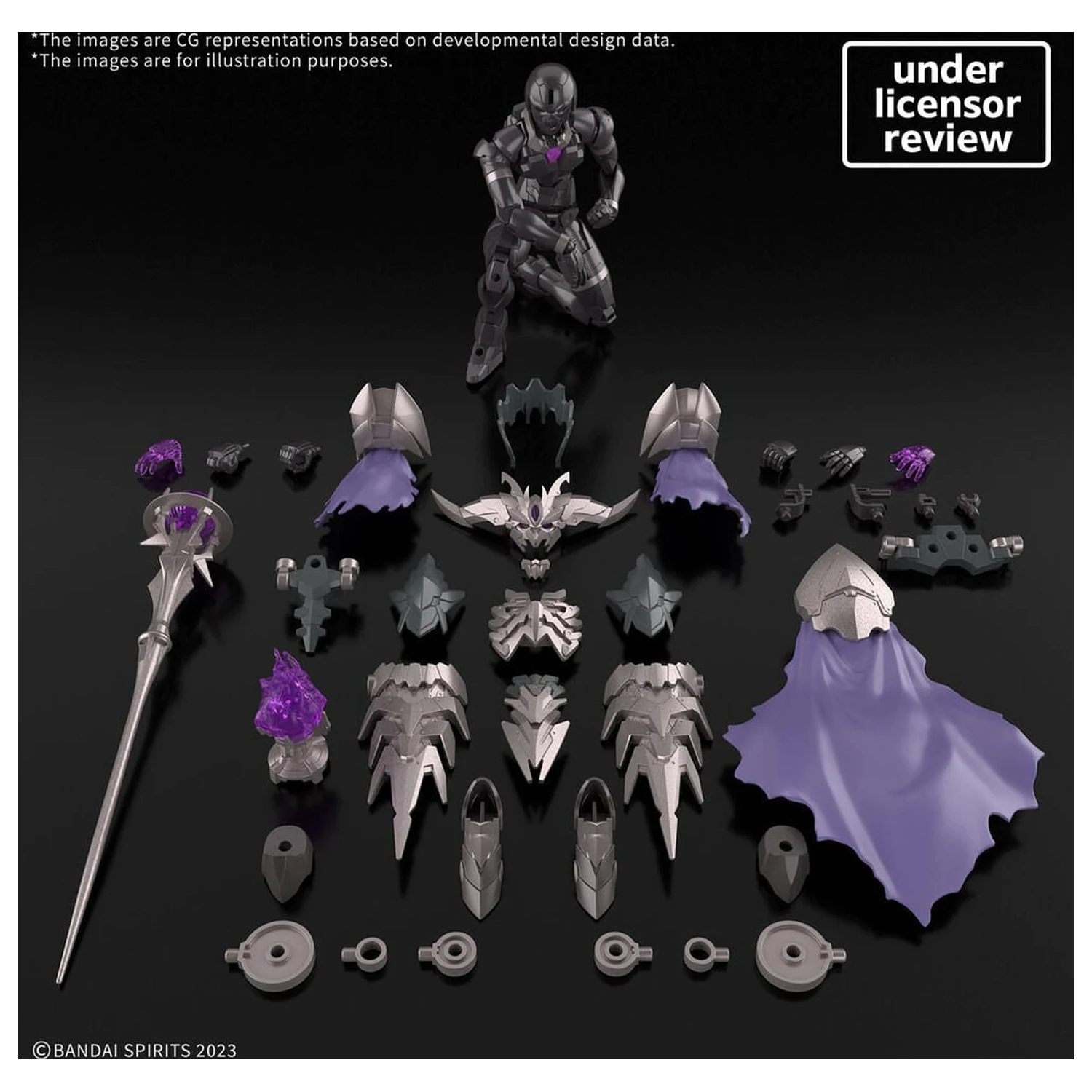 30MF Necrosmephisto Model Kit Base Figure 30 Minutes Fantasy product photo