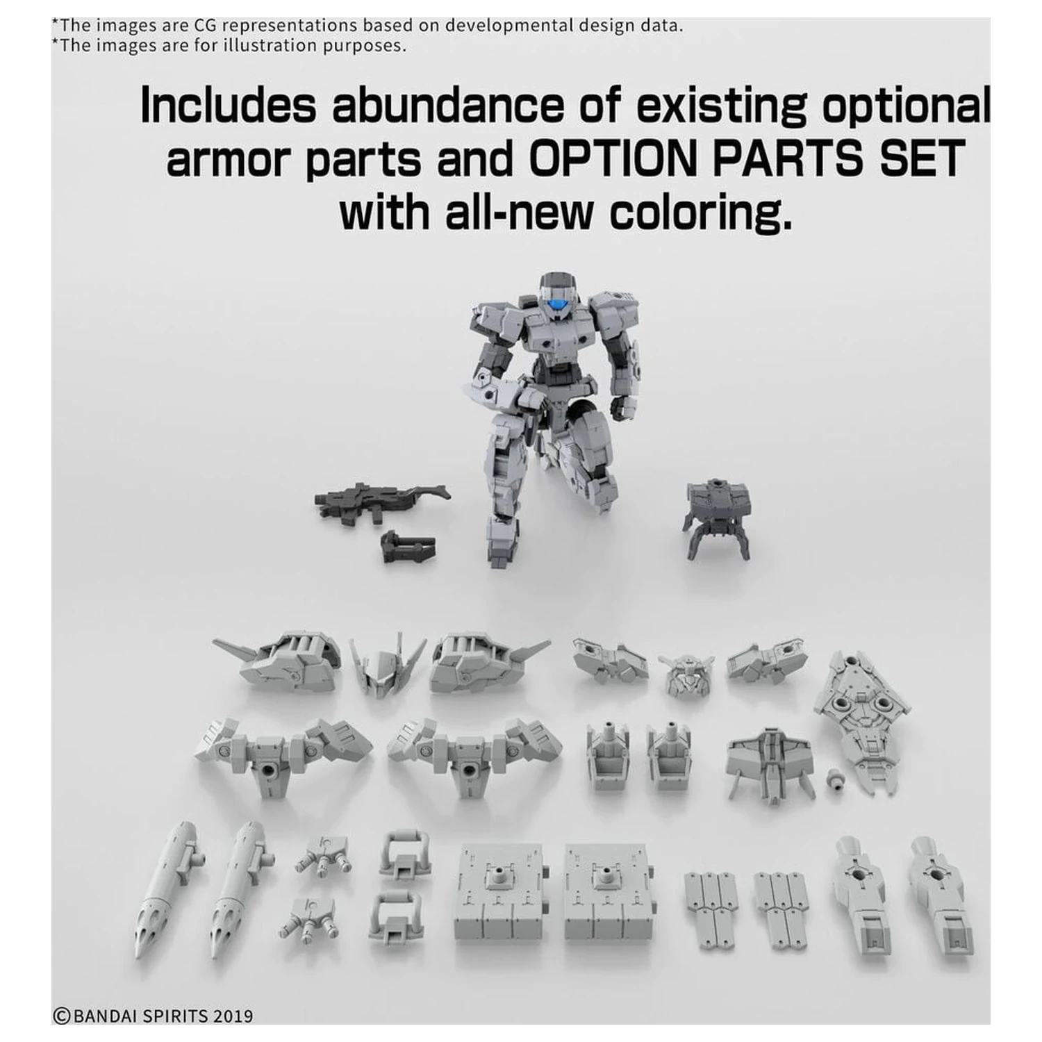 30MM 1/144 eEXM-17RE Alto Refine Model Kit Base Figure 30 Minutes Missions product photo