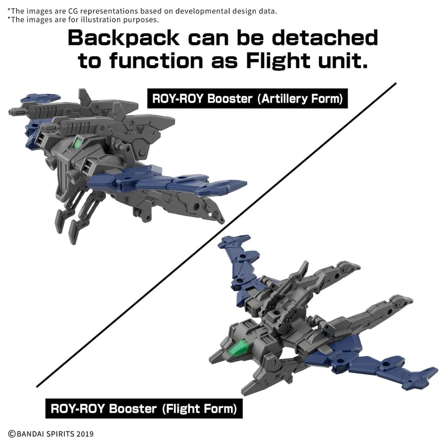 30MM 1/144 eEXM-40 Iglight High-Mobility Type Model Kit Base Figure 30 Minutes Missions product photo