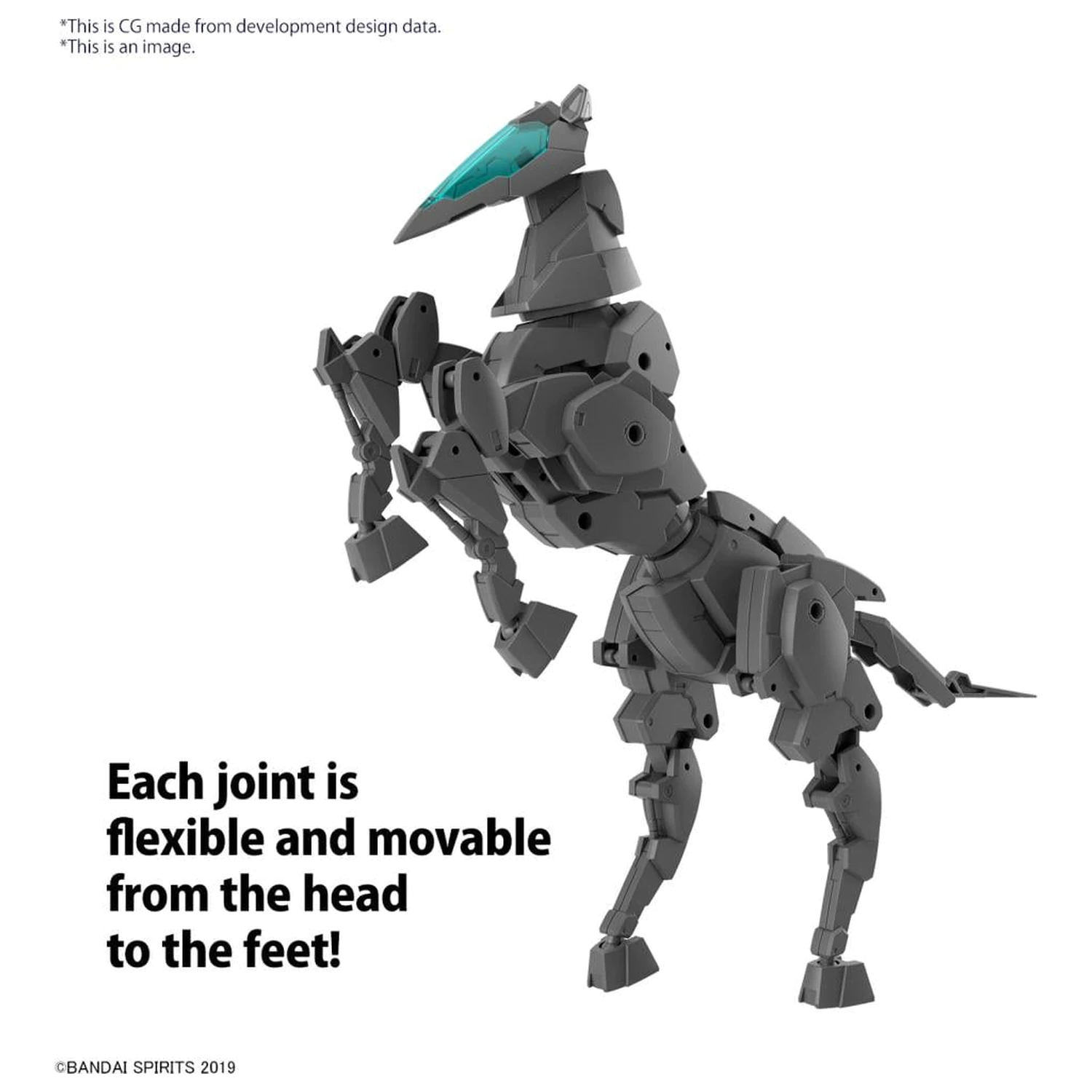 30MM 1/144 Extended Armament Vehicle (Horse Mecha) Dark Model Kit product photo