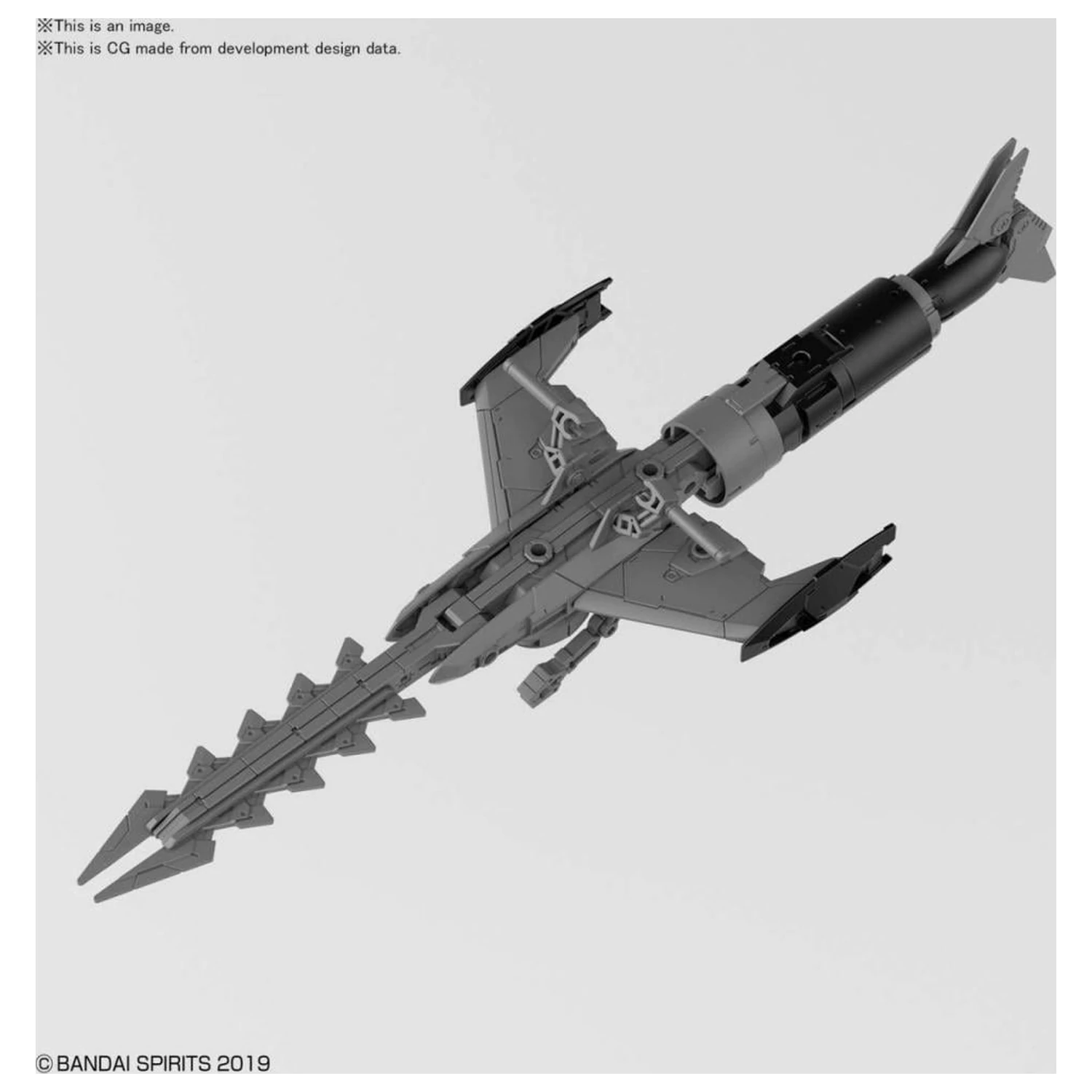 30MM 1/144 Extended Armament Vehicle (Submarine Gray) Model Kit product photo