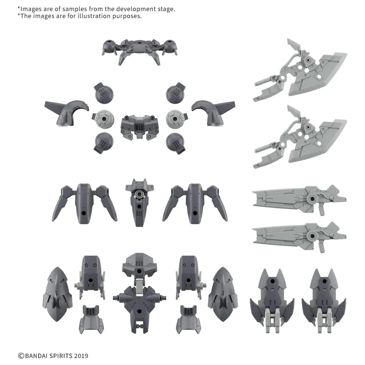 30MM 1/144 Option Parts Set 23 (Full Armor Unit 2) Model Kit product photo