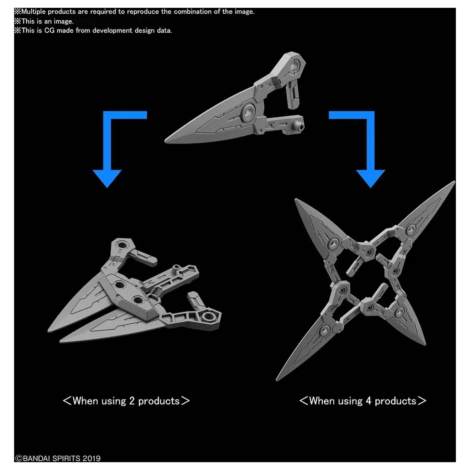 30MM 1/144 Option Weapon 1 for Rabiot Model Kit product photo