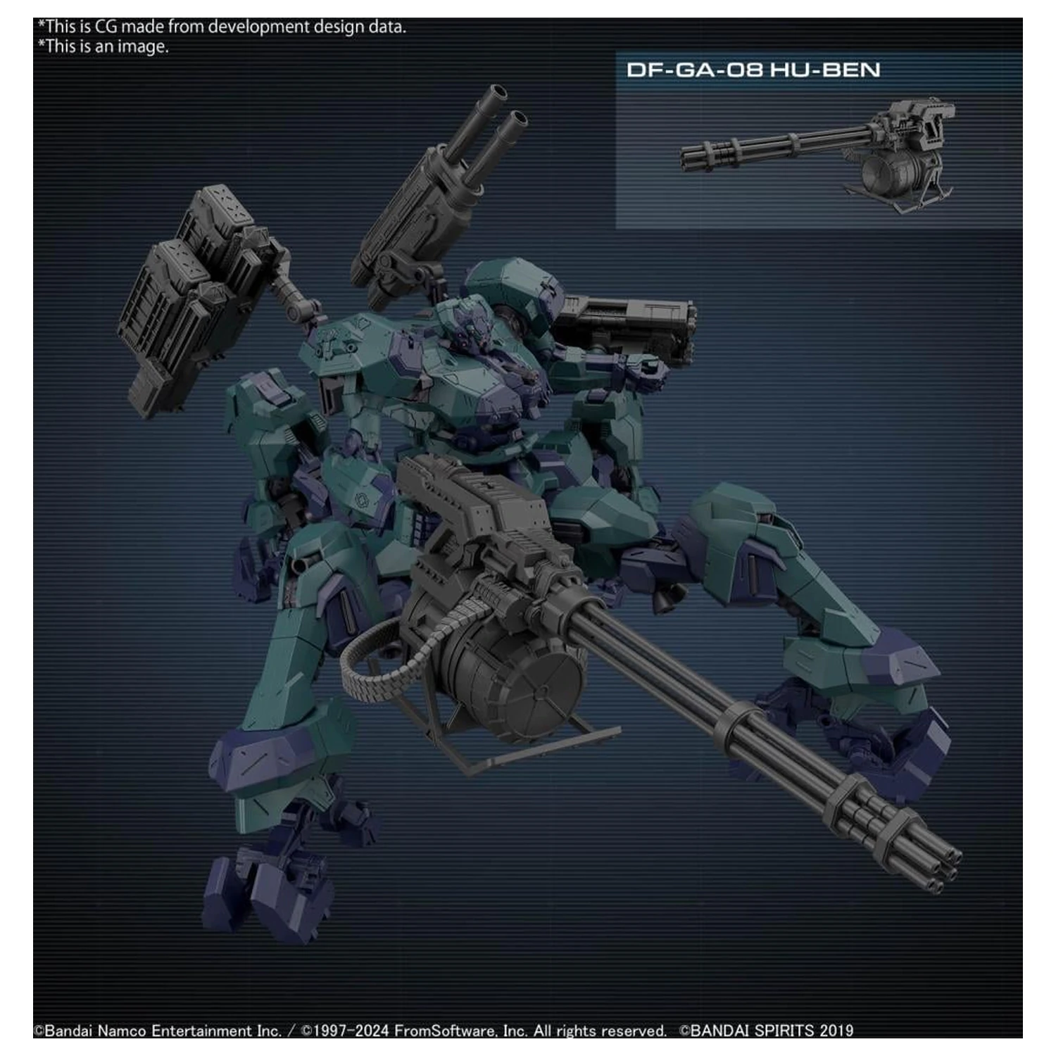30MM Armored Core VI BD-011 Melander Liger Tail Model Kit product photo